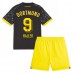 Borussia Dortmund Sebastien Haller #9 Babykleding Uitshirt Kinderen 2023-24 Korte Mouwen (+ korte broeken)